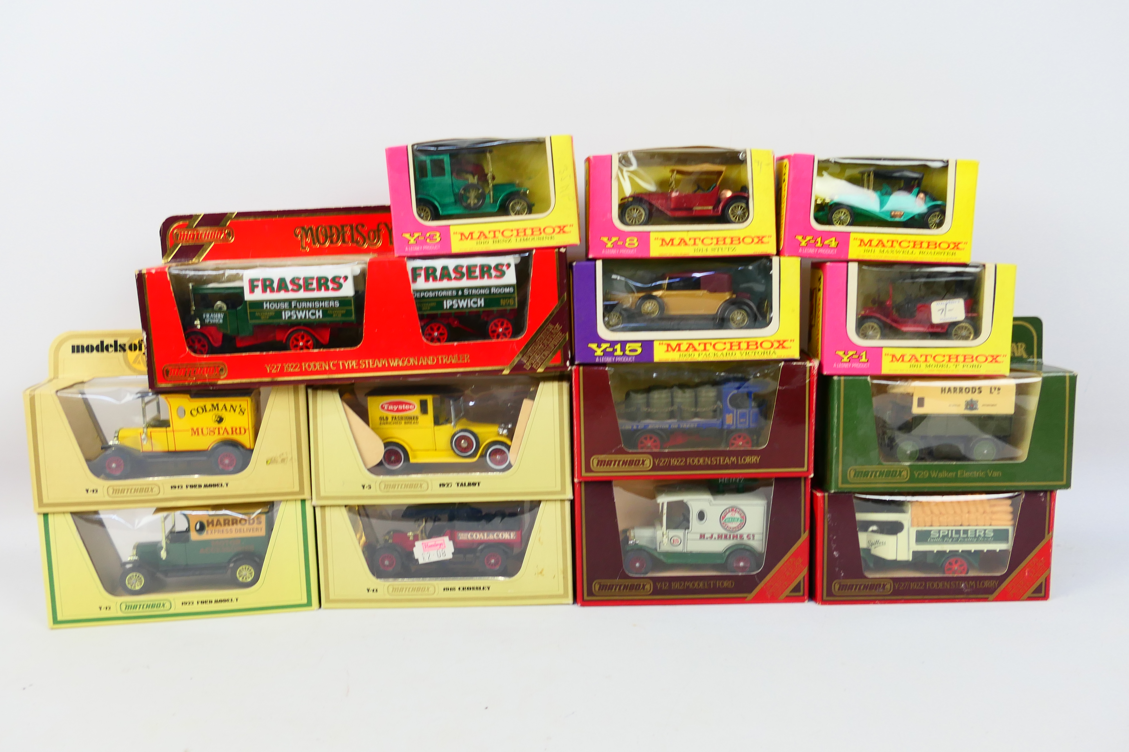 Matchbox Models of Yesteryear - 16 boxed diecast Matchbox MOY in various box styles. - Image 3 of 3
