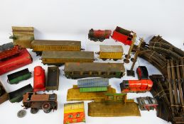 Hornby - A quantity of O gauge track, rolling stock,