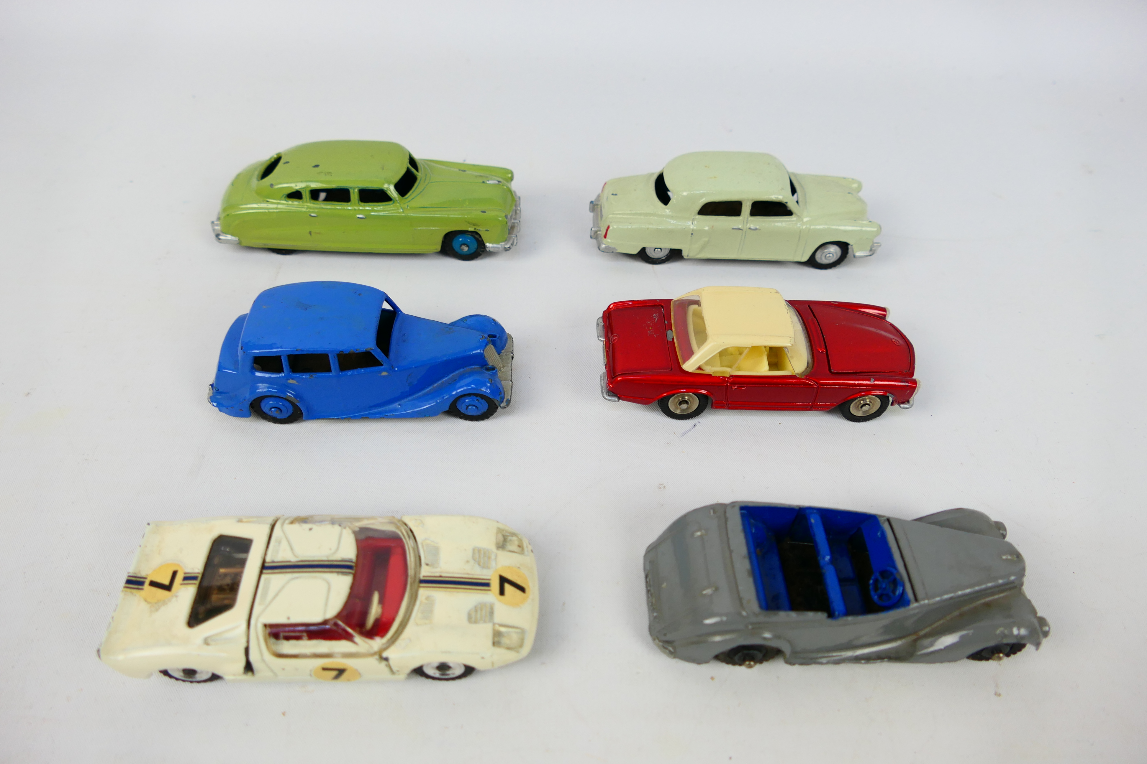 Dinky Toys - A small group of six unboxed Dinky Toys, majority being repainted, - Image 8 of 10