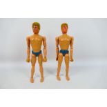 Palitoy - Action Man - An pair of unboxed 1978 Action Man action figure with Blond Flock hair,