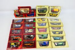 Matchbox Models of Yesteryear - 28 boxed diecast Matchbox MOY in various box styles.
