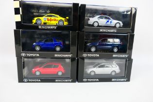 Minichamps - Six boxed diecast 1:43 scale model vehicles.