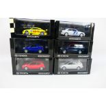 Minichamps - Six boxed diecast 1:43 scale model vehicles.