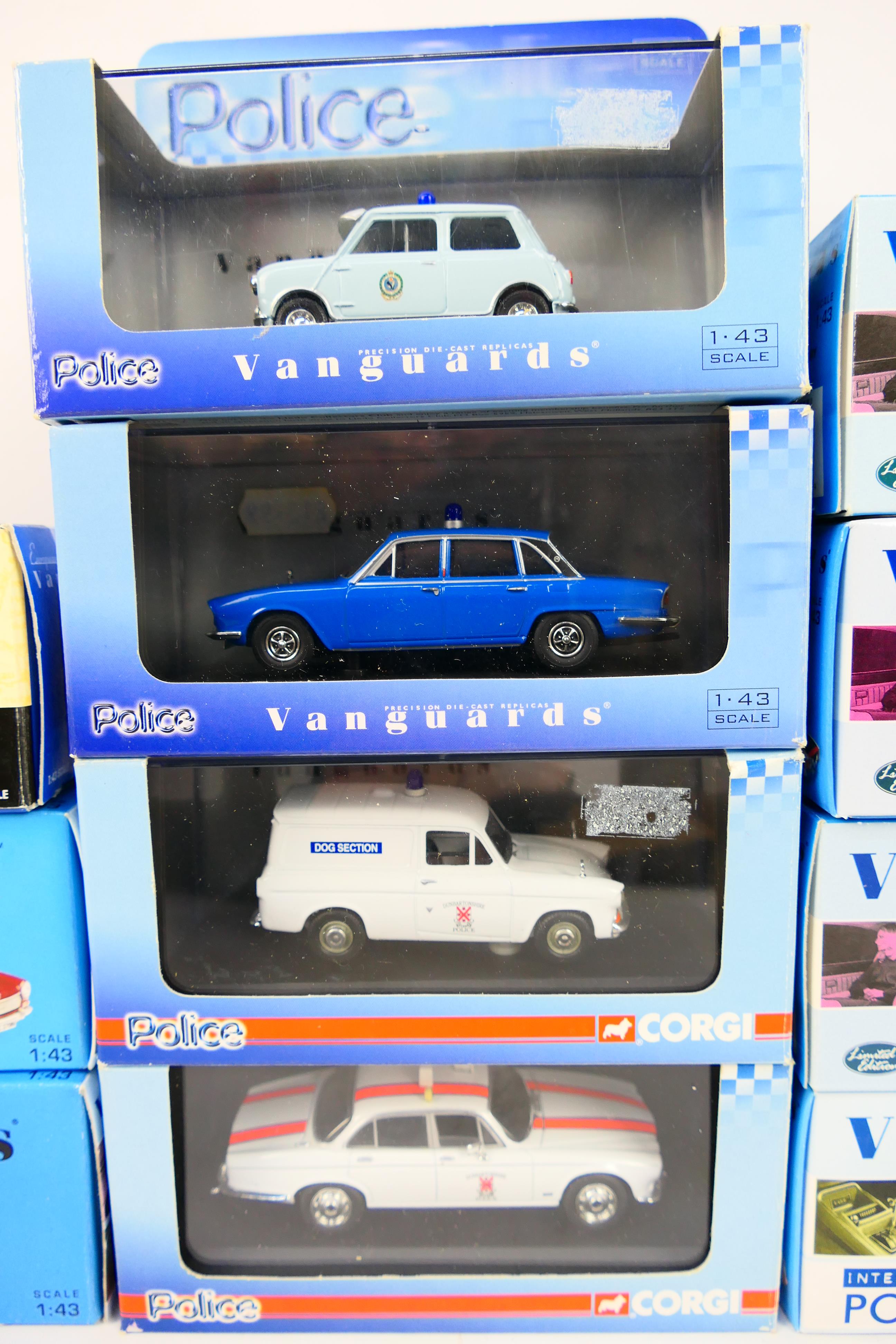 Vanguards - 11 boxed diecast 'Police' vehicles from Vanguards. - Image 4 of 8