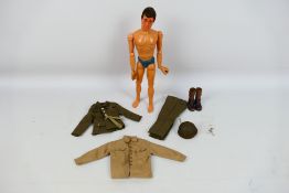 Palitoy - Action Man - An unboxed 1978 Action Man action figure with Flock hair,