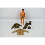 Palitoy - Action Man - An unboxed 1978 Action Man action figure with Flock hair,