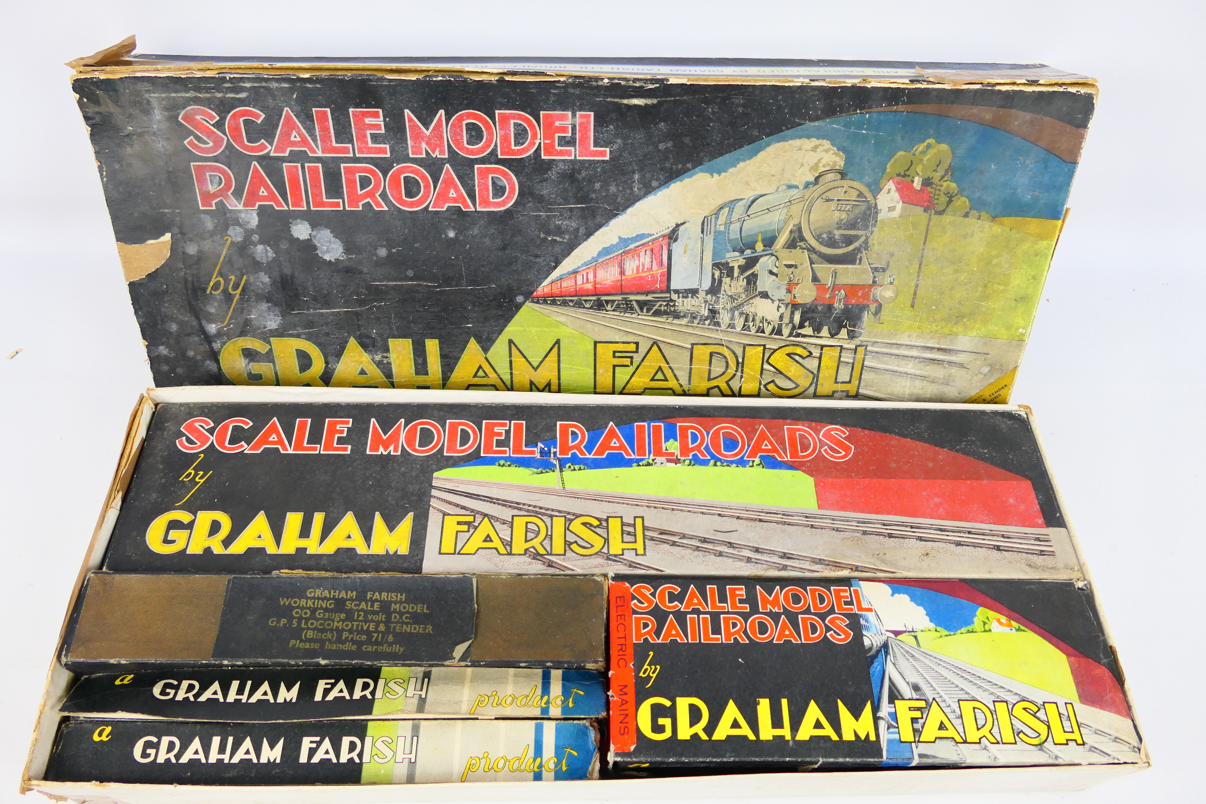 Graham Farish - A boxed vintage Graham Farish OO gauge electric train set with locomotive and - Image 4 of 18