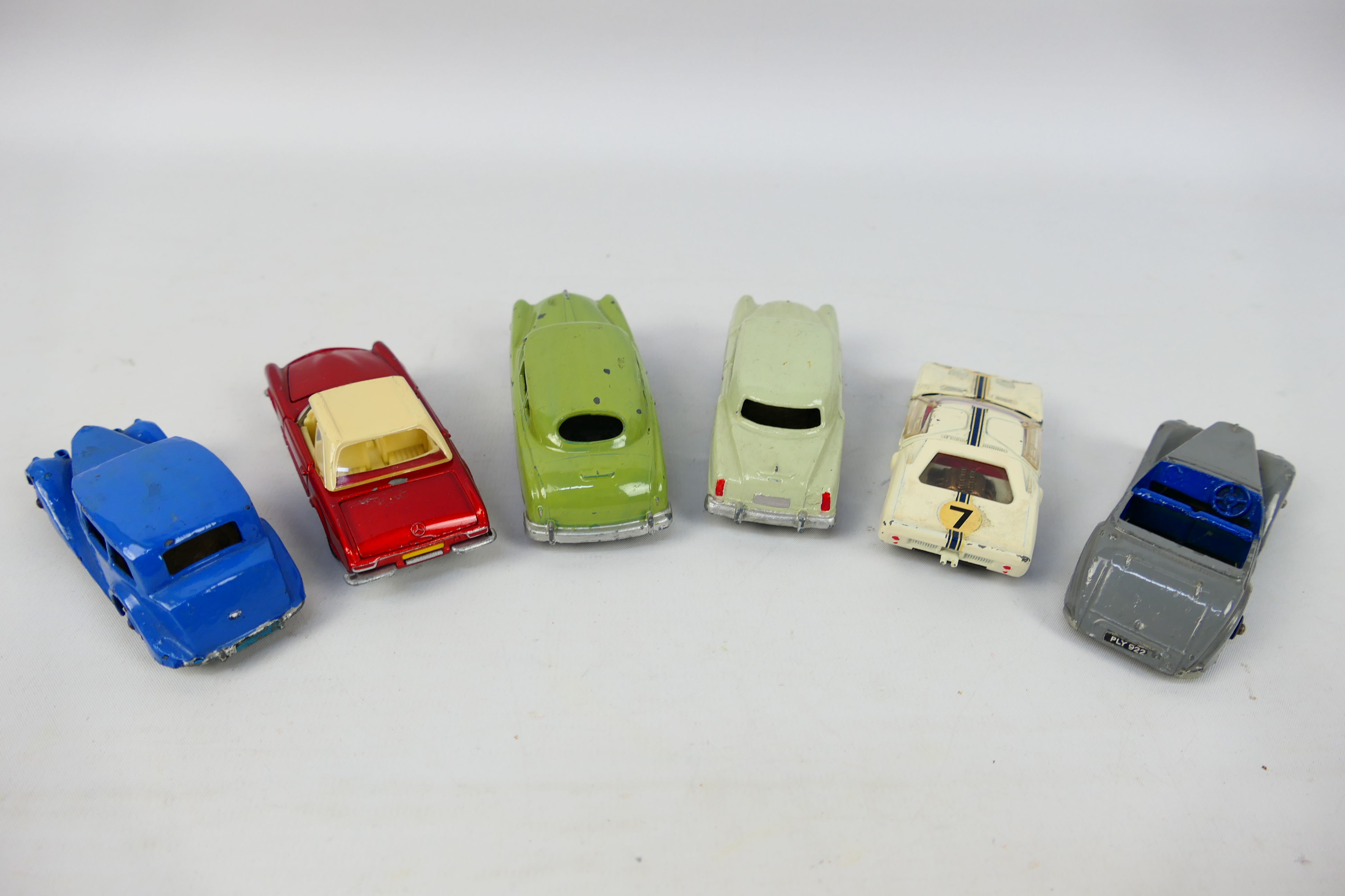 Dinky Toys - A small group of six unboxed Dinky Toys, majority being repainted, - Image 3 of 10