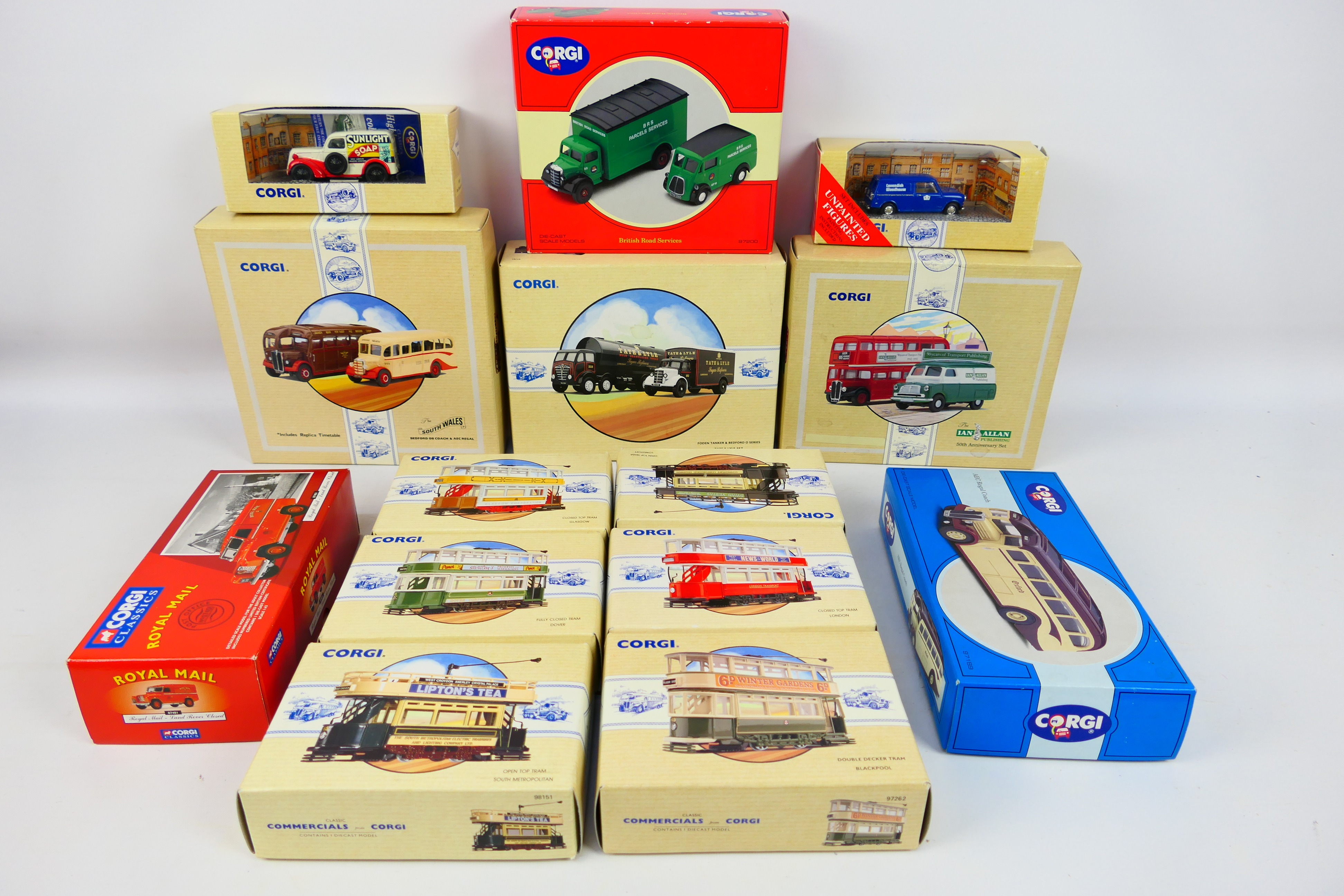 Corgi - Corgi Classics - A boxed collection of Corgi diecast vehicles form various series.