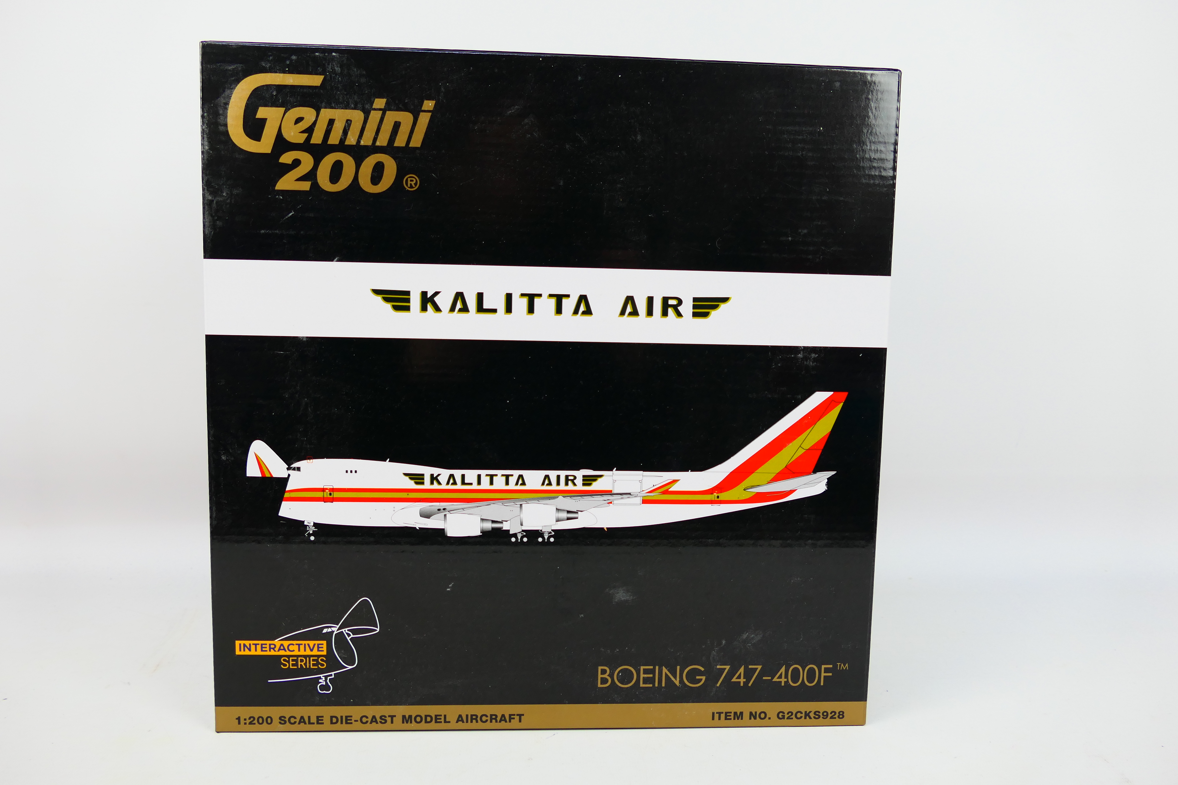 Gemini 200 - A boxed 1:200 scale Boeing 747-400F Cargo model in Kalitta Air livery # G2CKS928. - Image 2 of 4