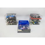 Minichamps - Seven boxed 1:43 scale diecast F1 racing cars from Minichamps.