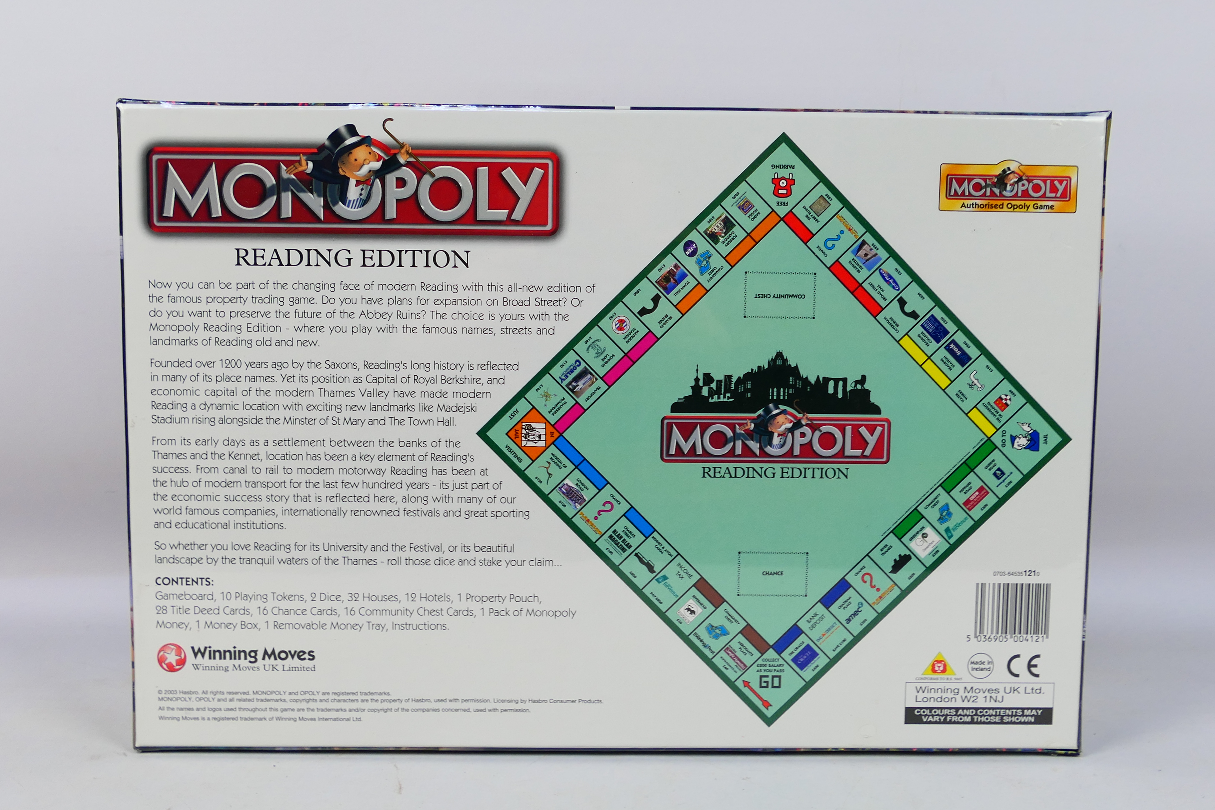 Monopoly - Parker - A boxed, factory sealed 'Reading Edition' Monopoly board game. - Bild 2 aus 2