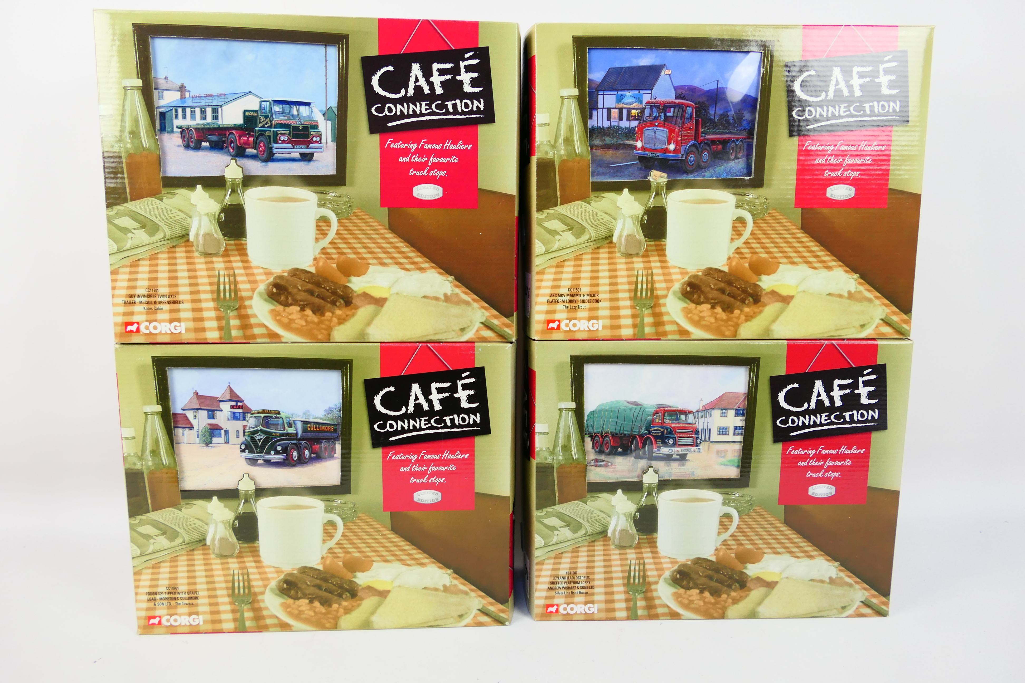 Corgi - Four boxed Limited Edition 1:50 scale diecast model trucks from Corgi's 'Cafe Connection' - Image 2 of 6