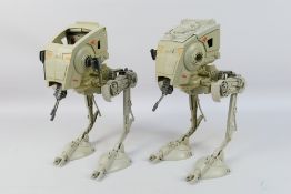Kenner - Star Wars - A pair Star Wars AT-STs from 1982.