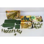 Airfix - 4 x boxed and 1 x unboxed sets in 1:32 scale including Australian Infantry, Afrika Korps,