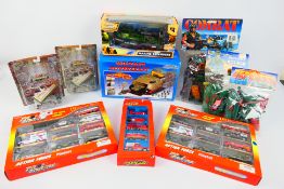 Road Champs - Mega Motors - Fast Lane - A collection of Hovercraft and military toys including a