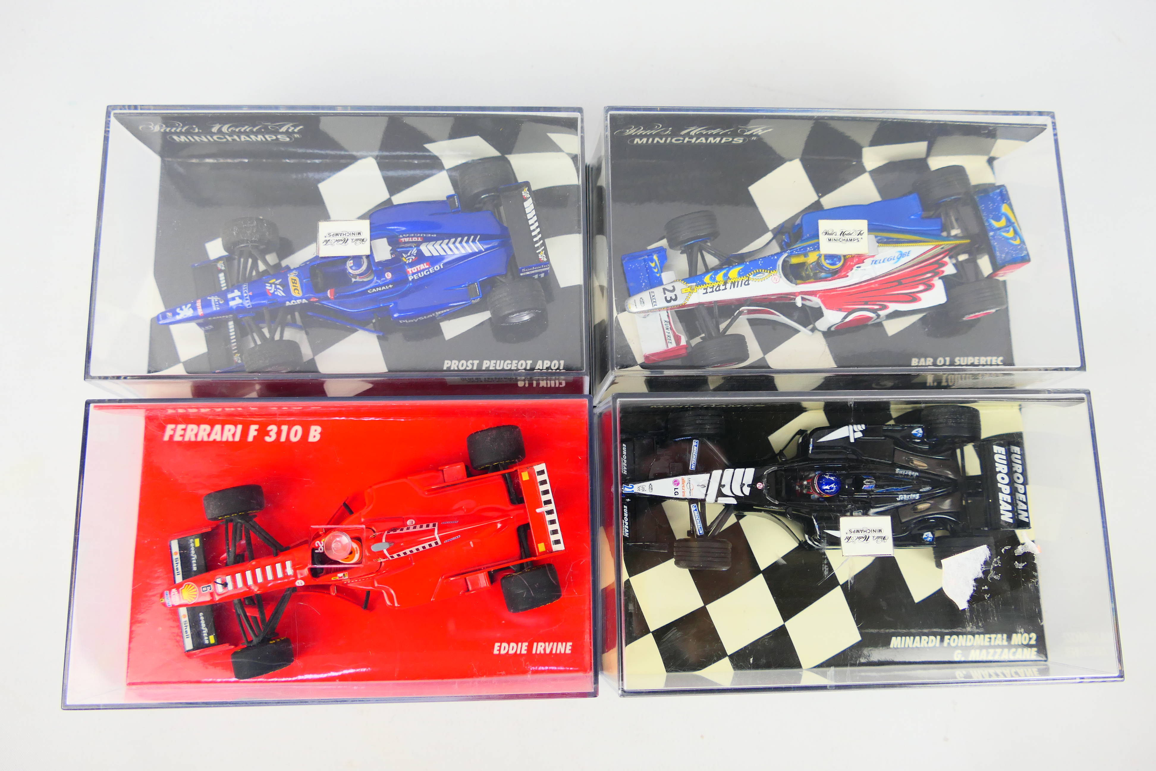 Minichamps - Eight boxed 1:43 scale diecast F1 racing cars from Minichamps. - Image 5 of 6