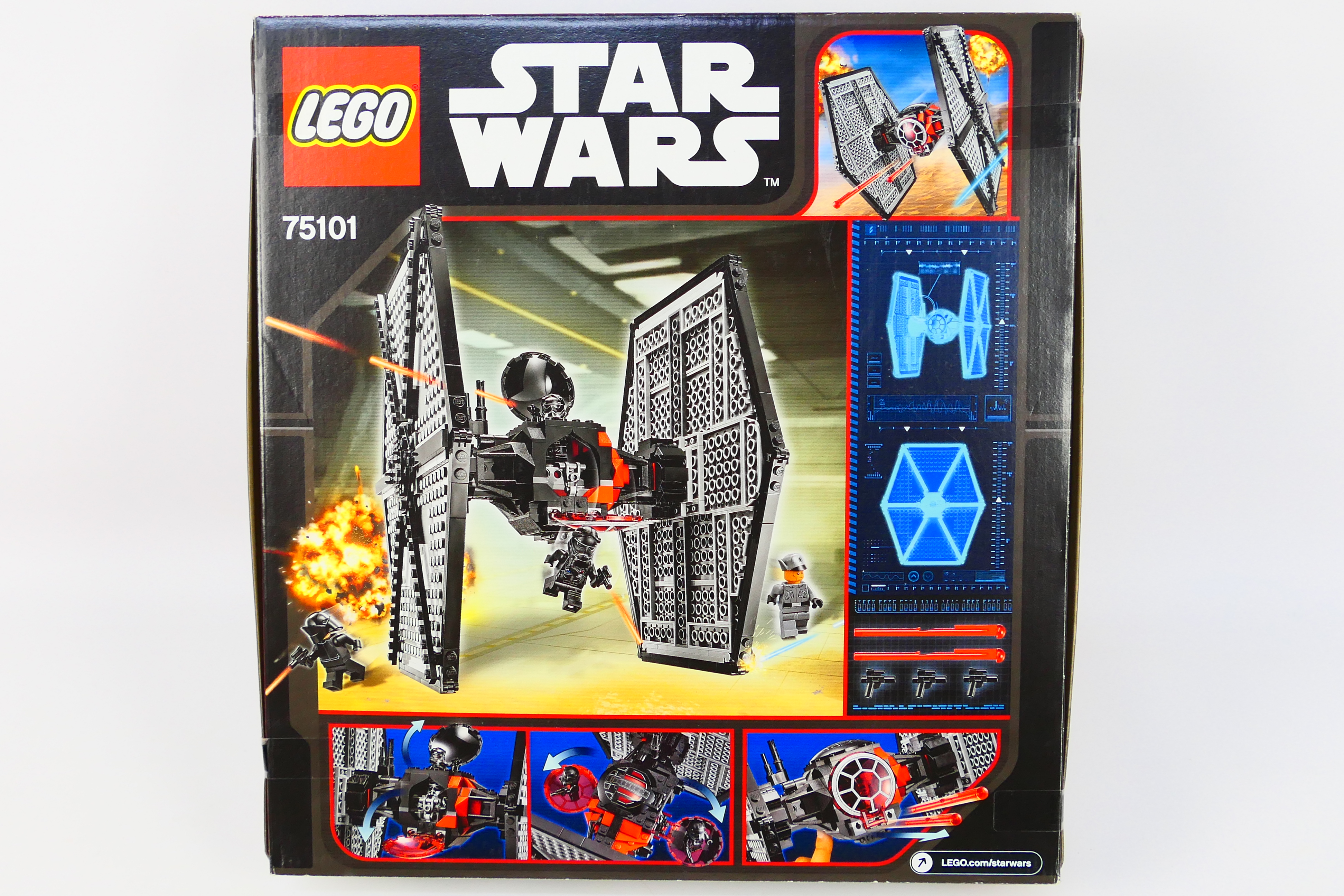 Lego - Star Wars - A Lego Star Wars First Order Special Forces TIE Fighter set 75101. - Image 2 of 7