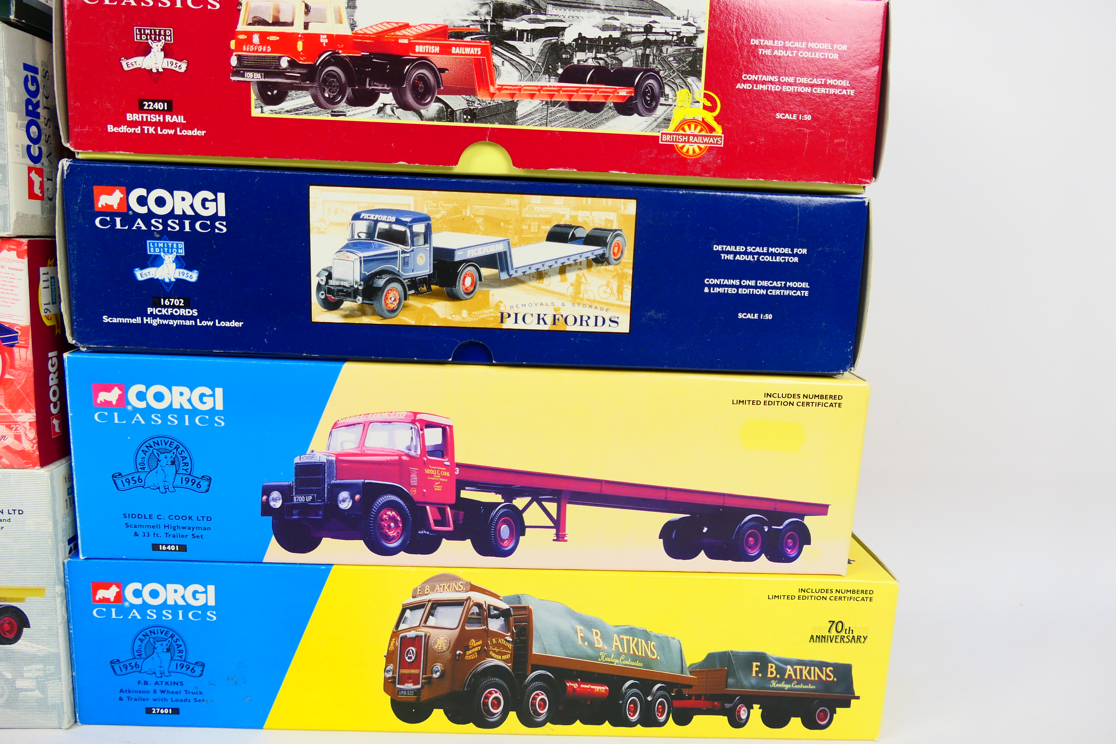 Corgi - Corgi Heavy Haulage - Vanguards - A boxed group of eight diecast model vehicles. - Image 4 of 10