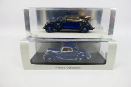 Spark - 2 x boxed Mercedes resin models in 1:43 scale,