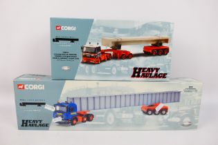 Corgi Heavy Haulage - Two boxed Limited Edition Corgi Heavy Haulage diecast model trucks,