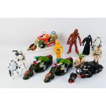 Hasbro - Star Wars - An assortment of unboxed Star Wars figures that includes four biked figures of