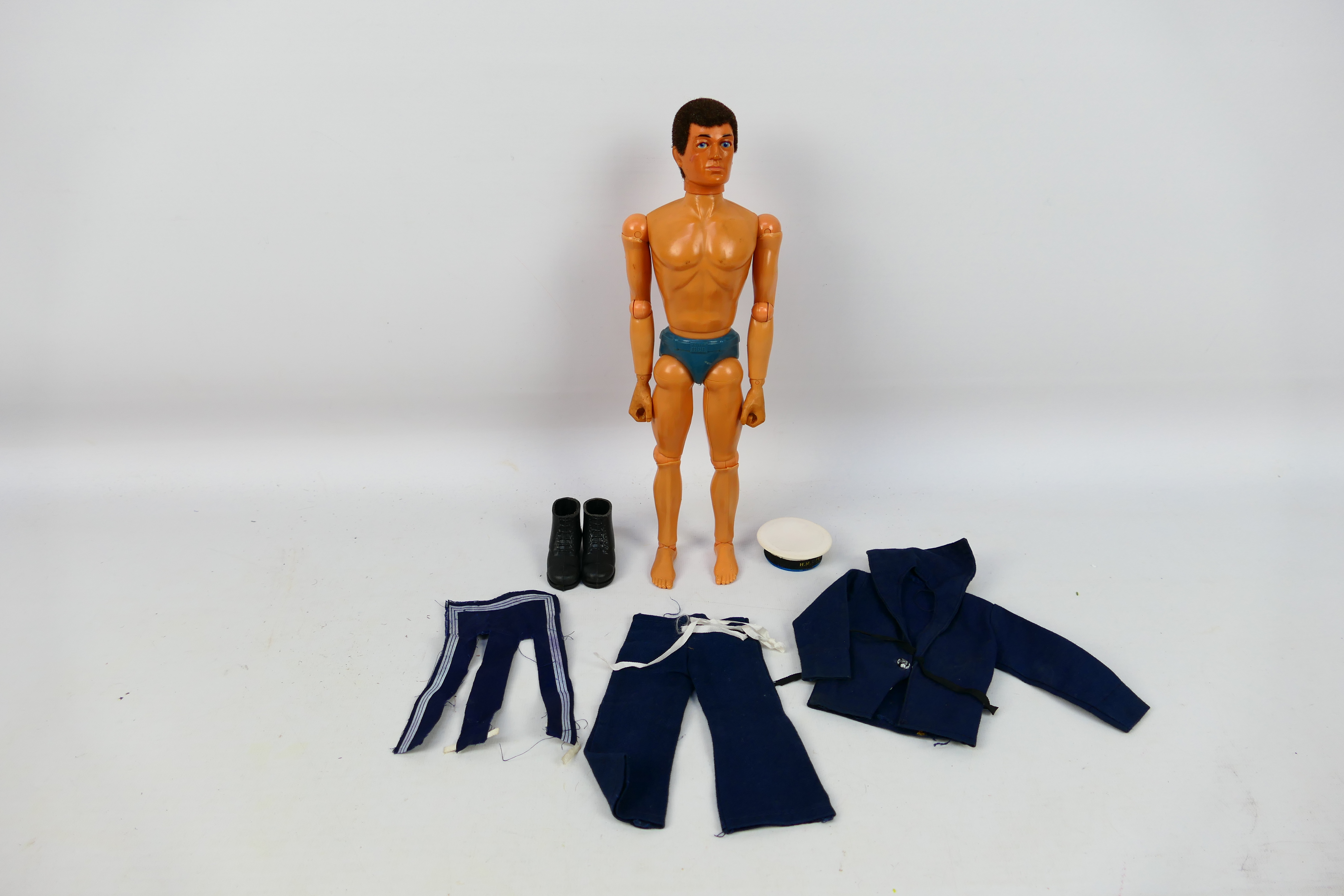 Palitoy - Action Man - An unboxed 1978 Action Man action figure with Flock hair and eagle eyes and - Image 2 of 12