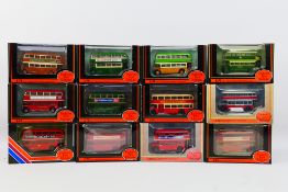 Exclusive First Editions - EFE - A collection of twelve EFE double decker busses in a variety of
