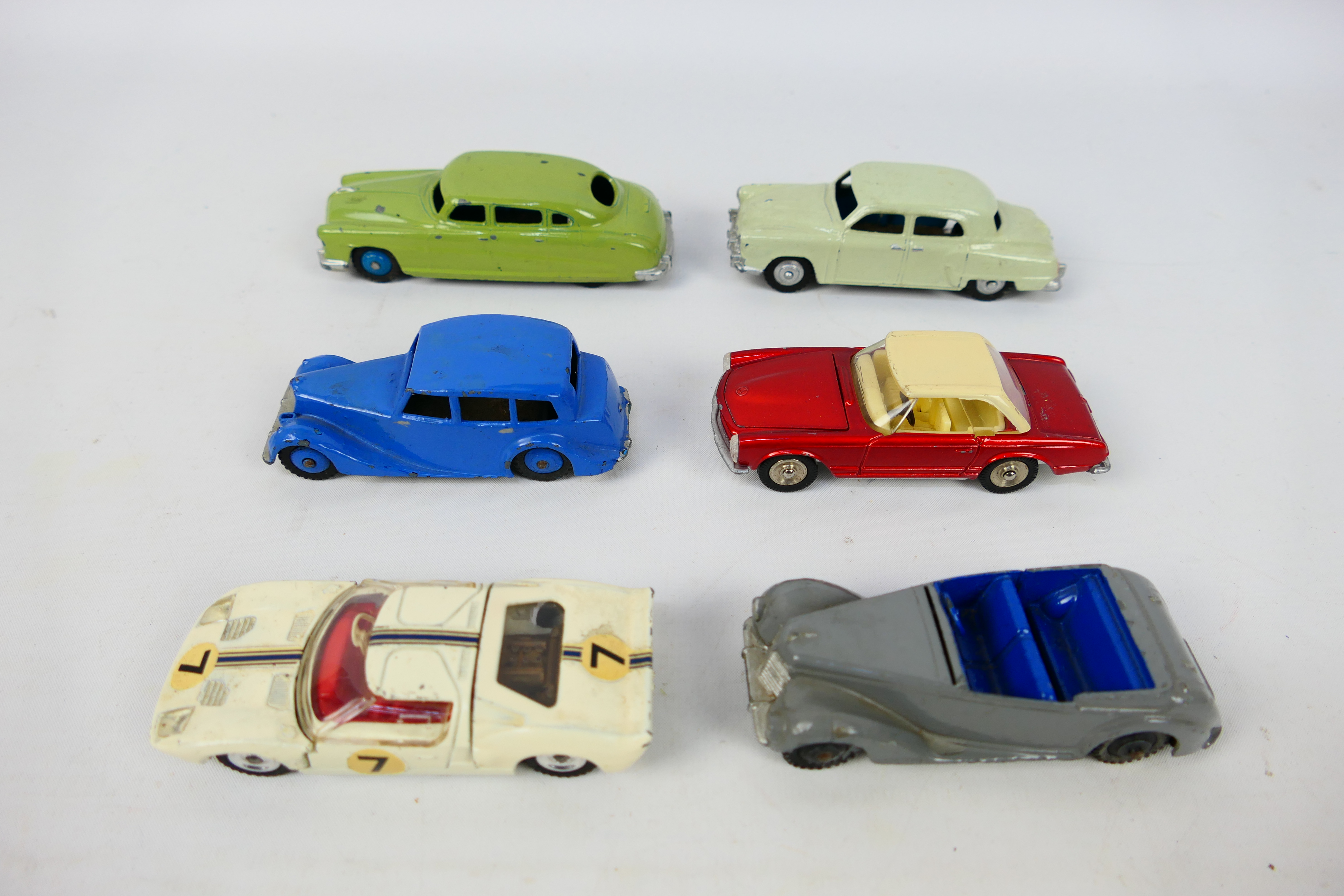 Dinky Toys - A small group of six unboxed Dinky Toys, majority being repainted, - Image 6 of 10