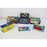 Matchbox - Seven boxed diecast vehicles from Matchbox in various scales.