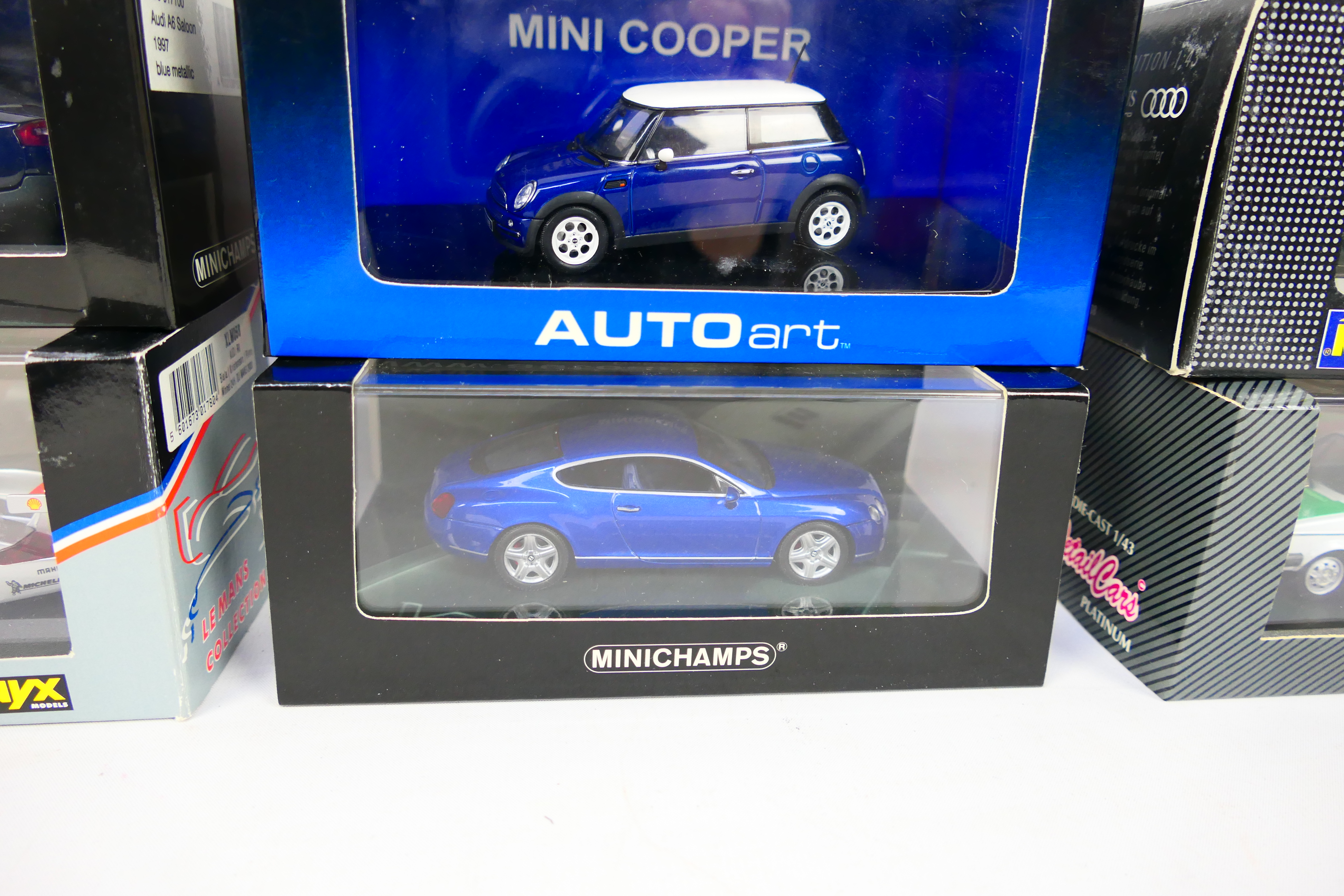 Minichamps - AutoArt - Revell - Detail Cars - Six boxed diecast 1:43 scale model vehicles. - Image 5 of 10