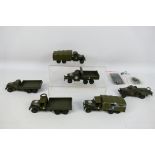 CPC - A collection of military model trucks in resin and metal in 1:48 scale,