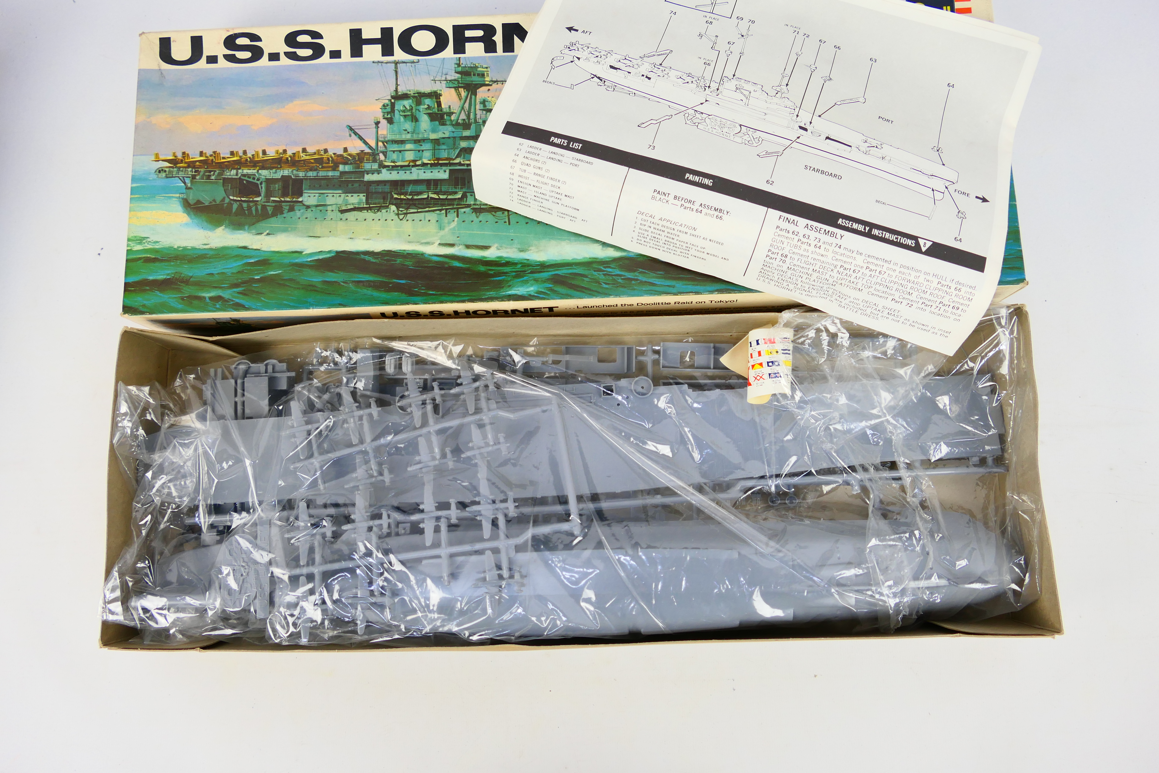 Airfix - Revell - A group of vintage model kits, HMS Tiger in 1:600 scale # 03201-0, - Image 6 of 14
