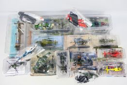 Amer Collection - 16 model helicopters in various scales predominately contained in bubble packs.