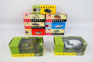 Vanguards - Nine boxed diecast vehicles from Vanguards.