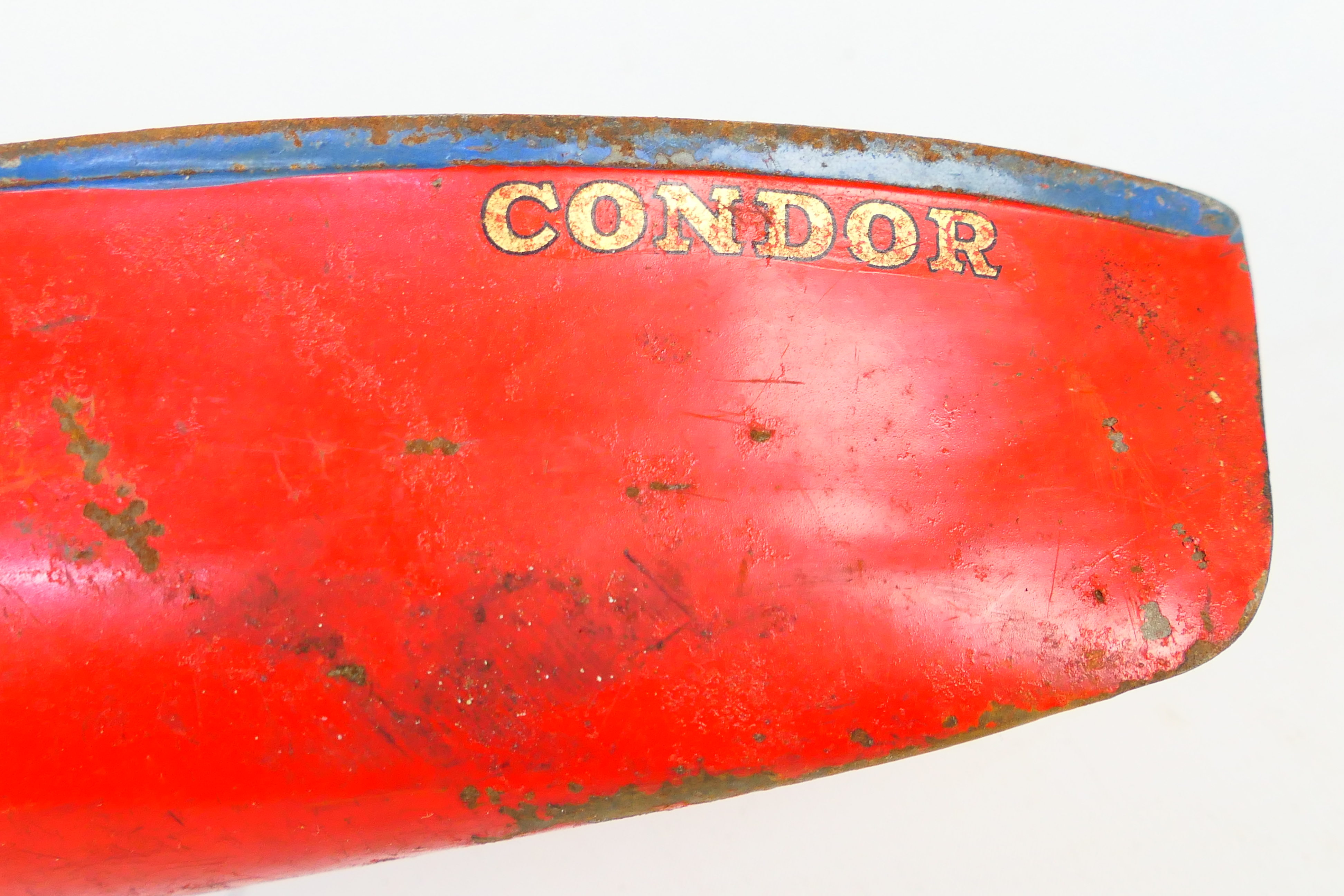 Hornby - A vintage clockwork Hornby Condor Speedboat, approximately 42 cm long. - Image 15 of 16