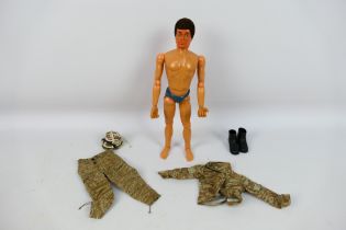 Palitoy - Action Man - An unboxed 1978 Action Man action figure with Flock hair,