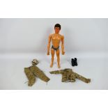 Palitoy - Action Man - An unboxed 1978 Action Man action figure with Flock hair,
