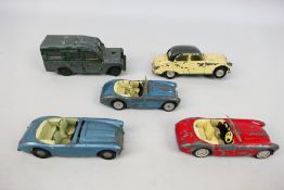 Tri-ang - Spot On - A group of unboxed vehicles for restoration, Austin Healey x 3,