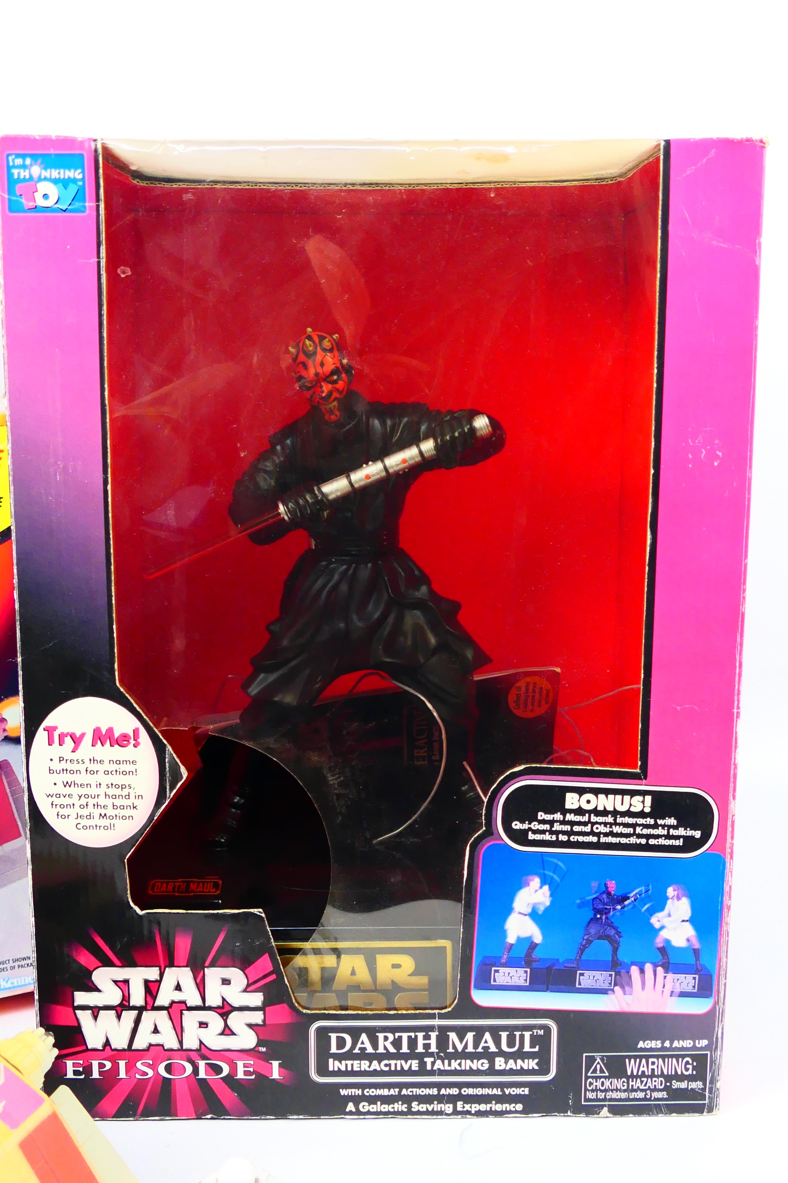 Think Way - Kenner - Star Wars - A Star Wars Episode one Darth Maul Interactive Taking Bank and A - Image 2 of 5