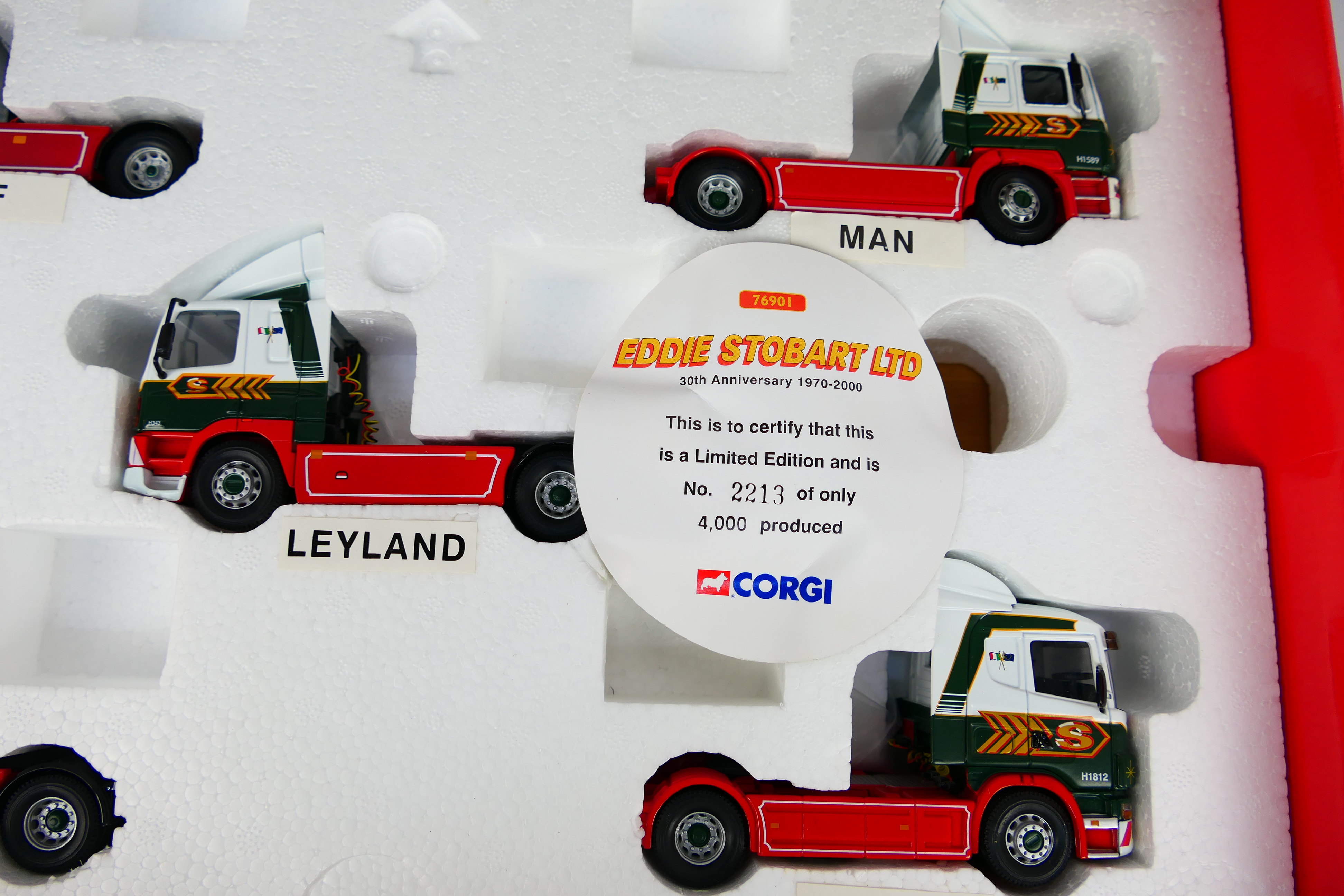 Corgi - A boxed Corgi #76901 Limited Edition 'Eddie Stobart Ltd. 30th Anniversary 1970-200' set. - Image 7 of 12