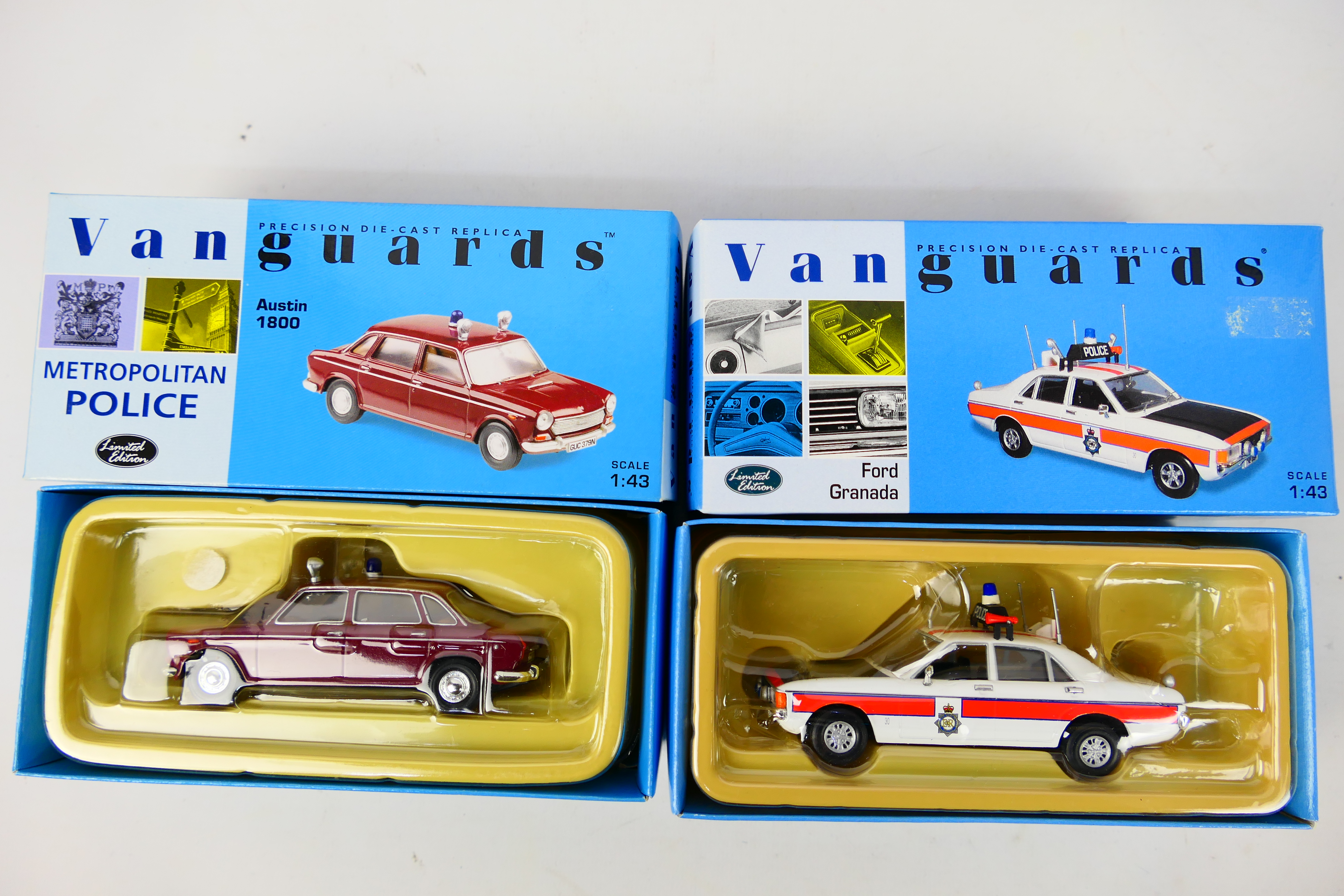 Vanguards - 11 boxed diecast 'Police' vehicles from Vanguards. - Image 8 of 8