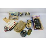 Airfix - Glencoe Models - A collection of built kit model hovercraft including 2 x Airfix S.R.N.