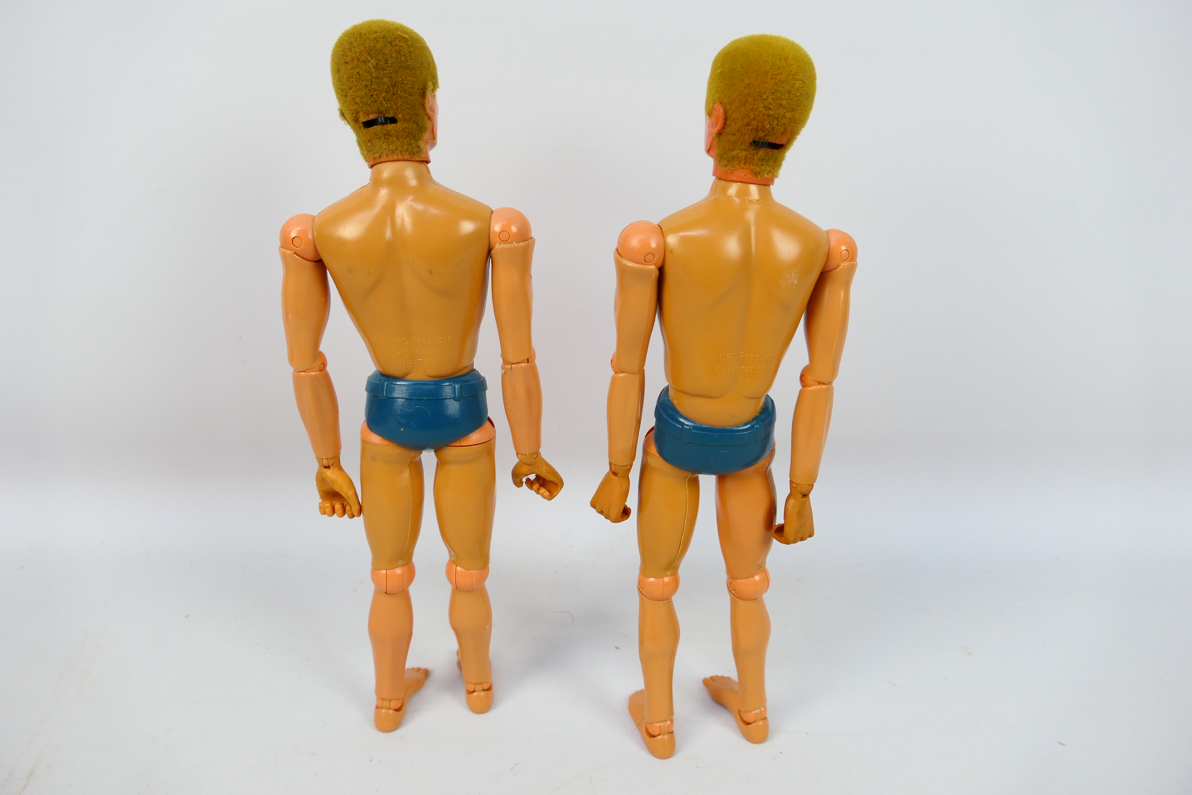 Palitoy - Action Man - An pair of unboxed 1978 Action Man action figure with Blond Flock hair, - Image 5 of 10