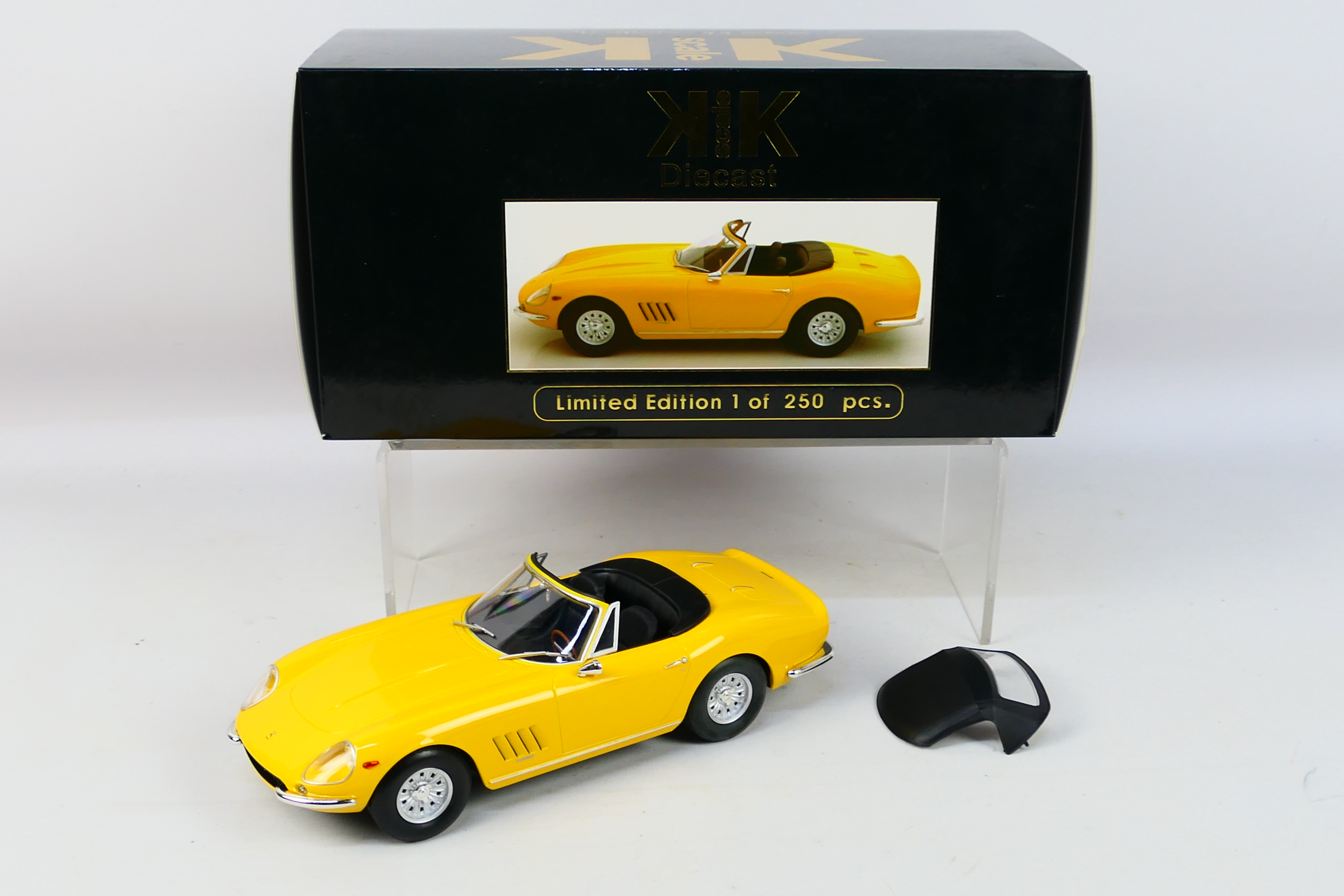 KK Scale - A boxed KK Scale Limited Edition #KKDC180232 1:18 scale Ferrari 275 /4 NART Spyder 1967.