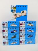 Vanguards - Nine boxed diecast 'Police' vehicles from Vanguards.