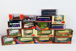 Corgi Original Omnibus - EFE - A boxed group of 16 diecast model buses and commercial vehicles in