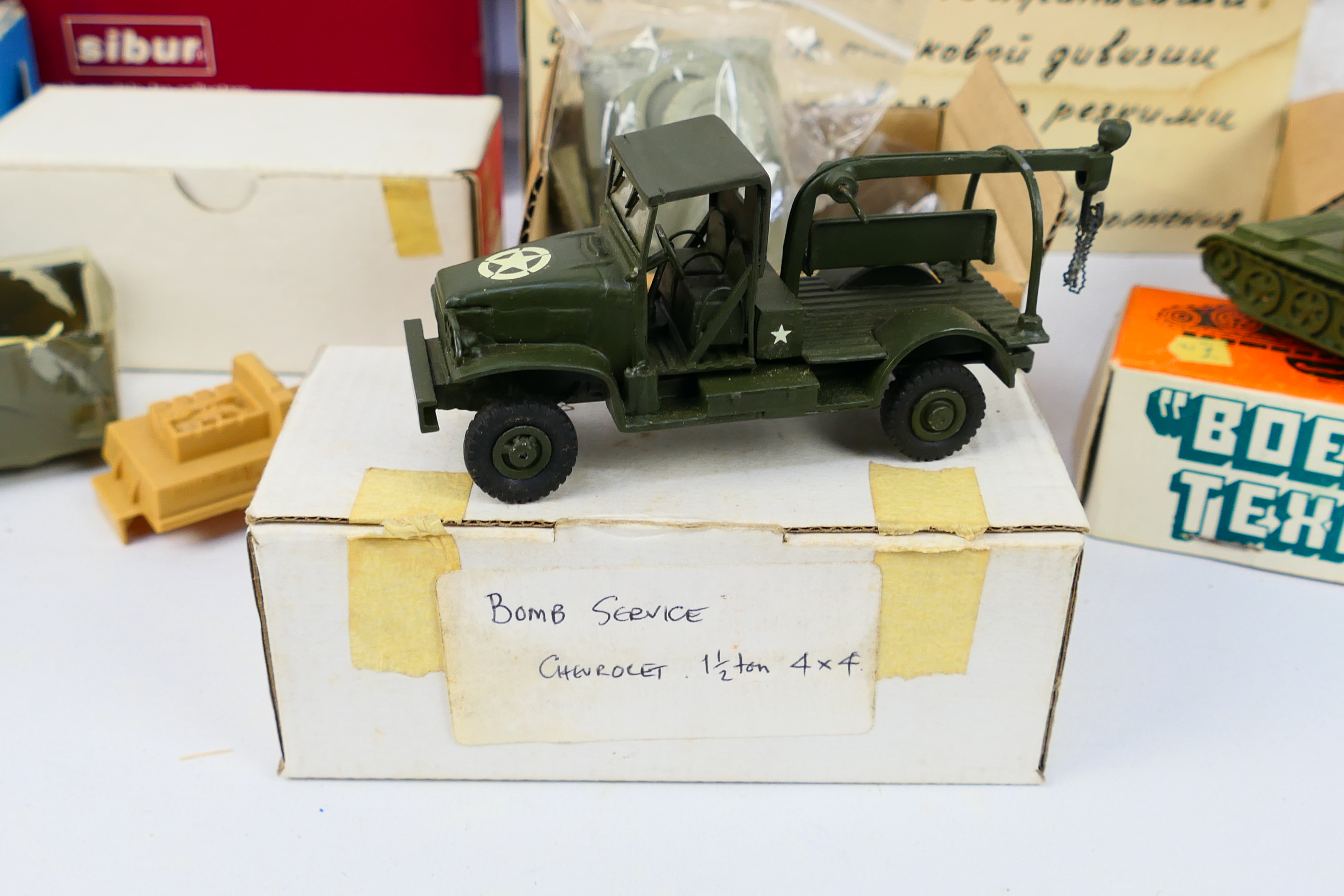 Polistil - Sibur - Piko - Proto - A group of military vehicles including Polistil T. - Image 5 of 6