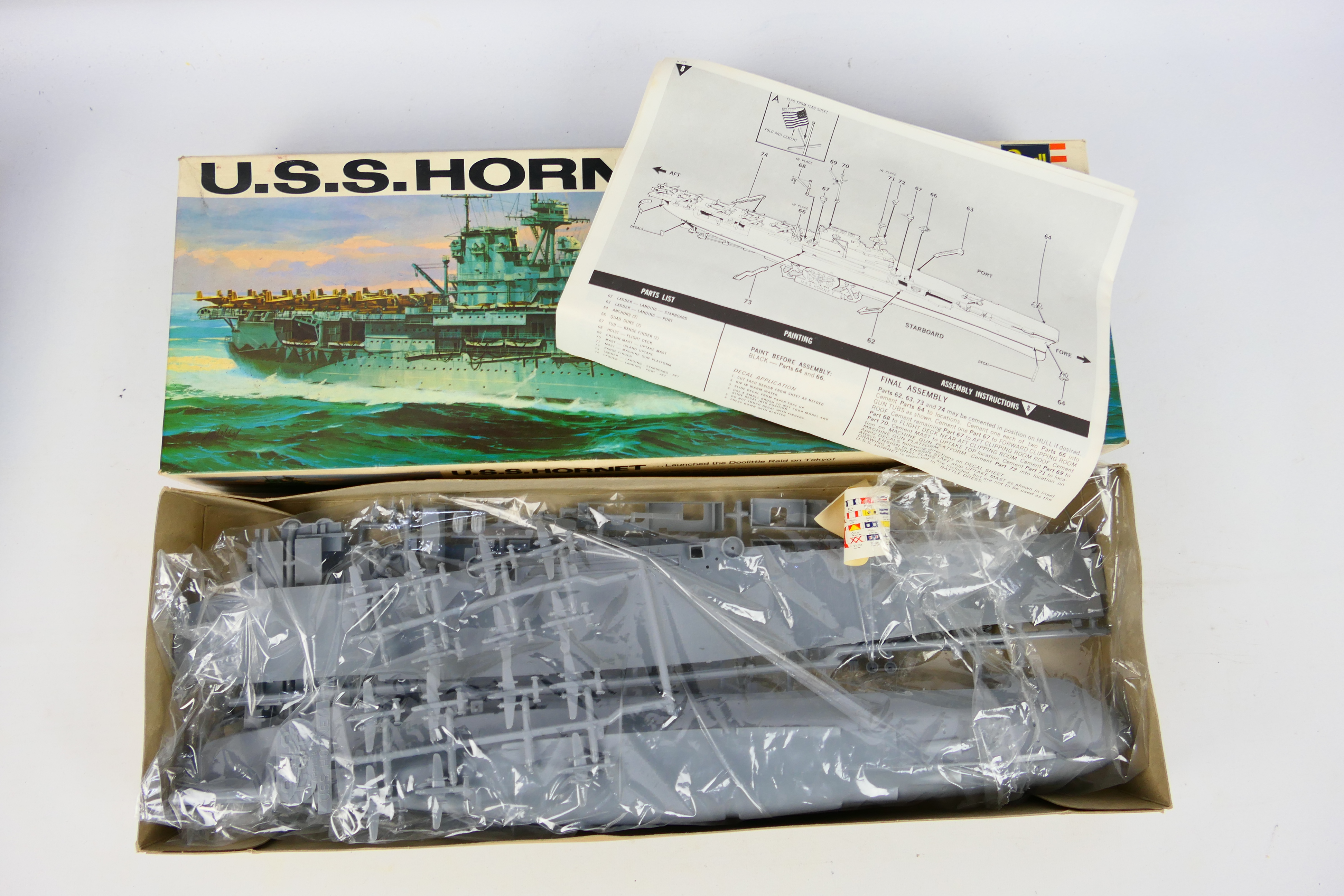 Airfix - Revell - A group of vintage model kits, HMS Tiger in 1:600 scale # 03201-0, - Image 7 of 14