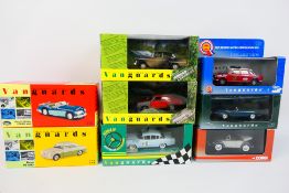 Vanguards - Eight boxed diecast vehicles from various Vanguard ranges.